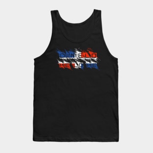 Dimelo Ke Lo Ke Dominican Republic Flag Tank Top